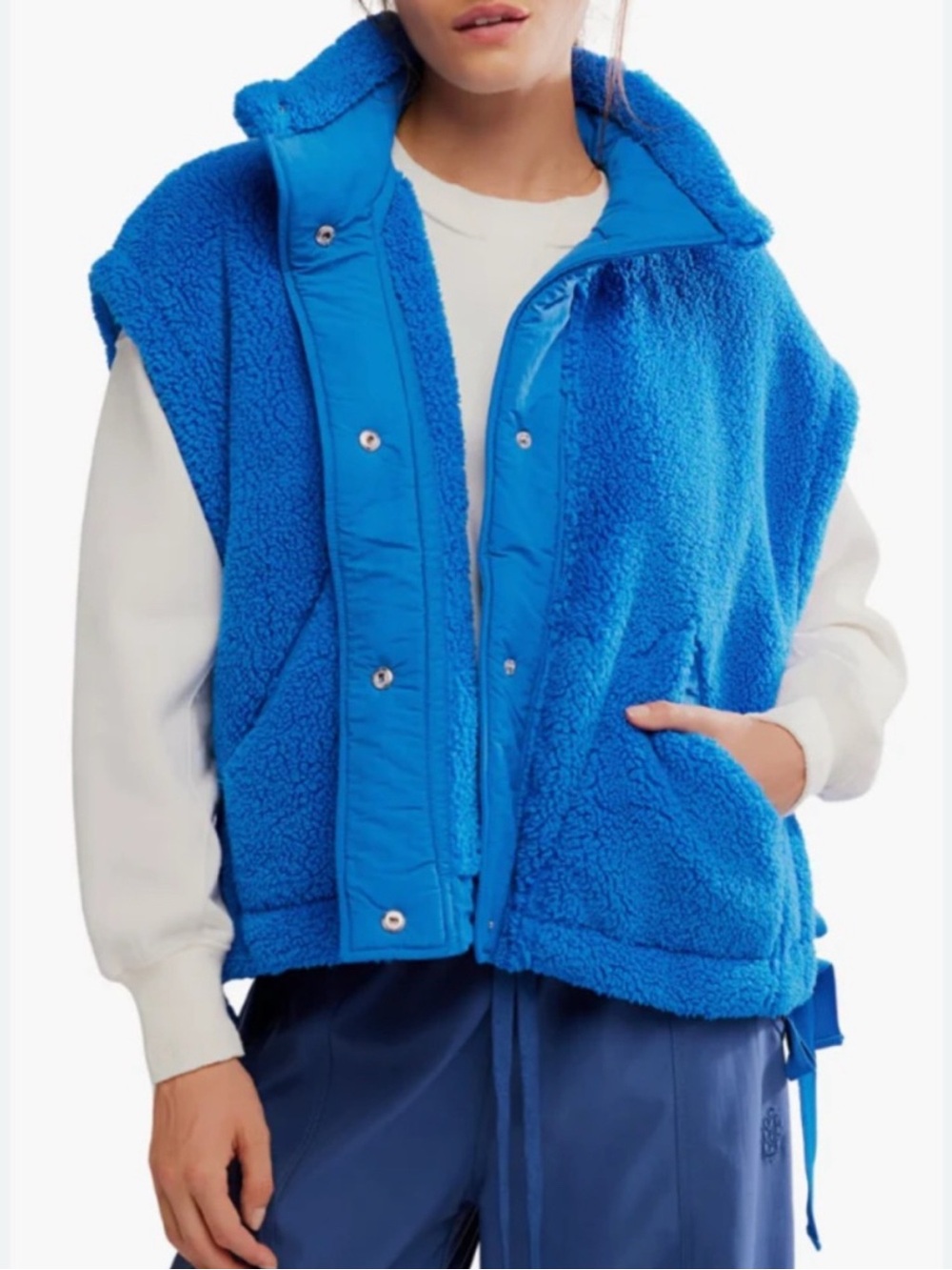 Free People “Scout it out” fleece Vest